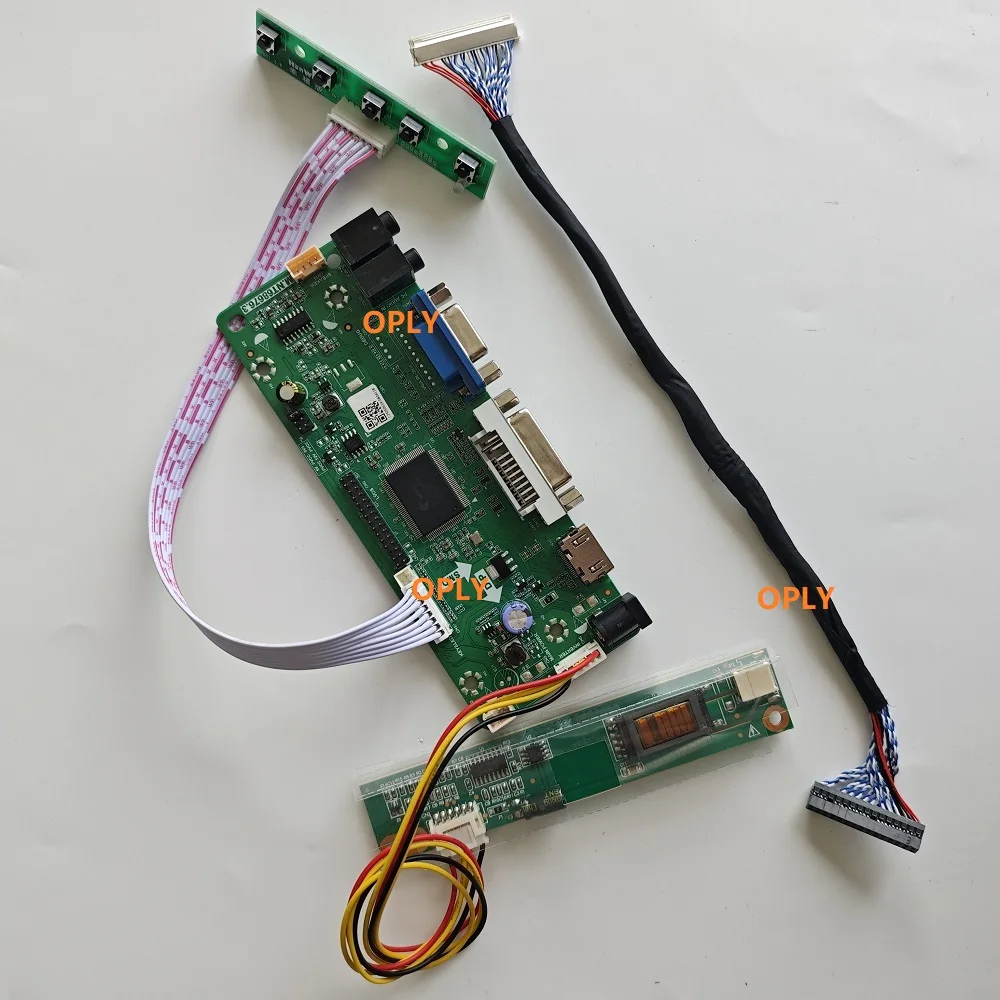 

Для B154EW02 V7 B154EW02 B154EW02 V1 1280X800 15,4 "VGA DVI HDMI-совместимый комплект DIY панель дисплей ЖК-контроллер платы драйвера