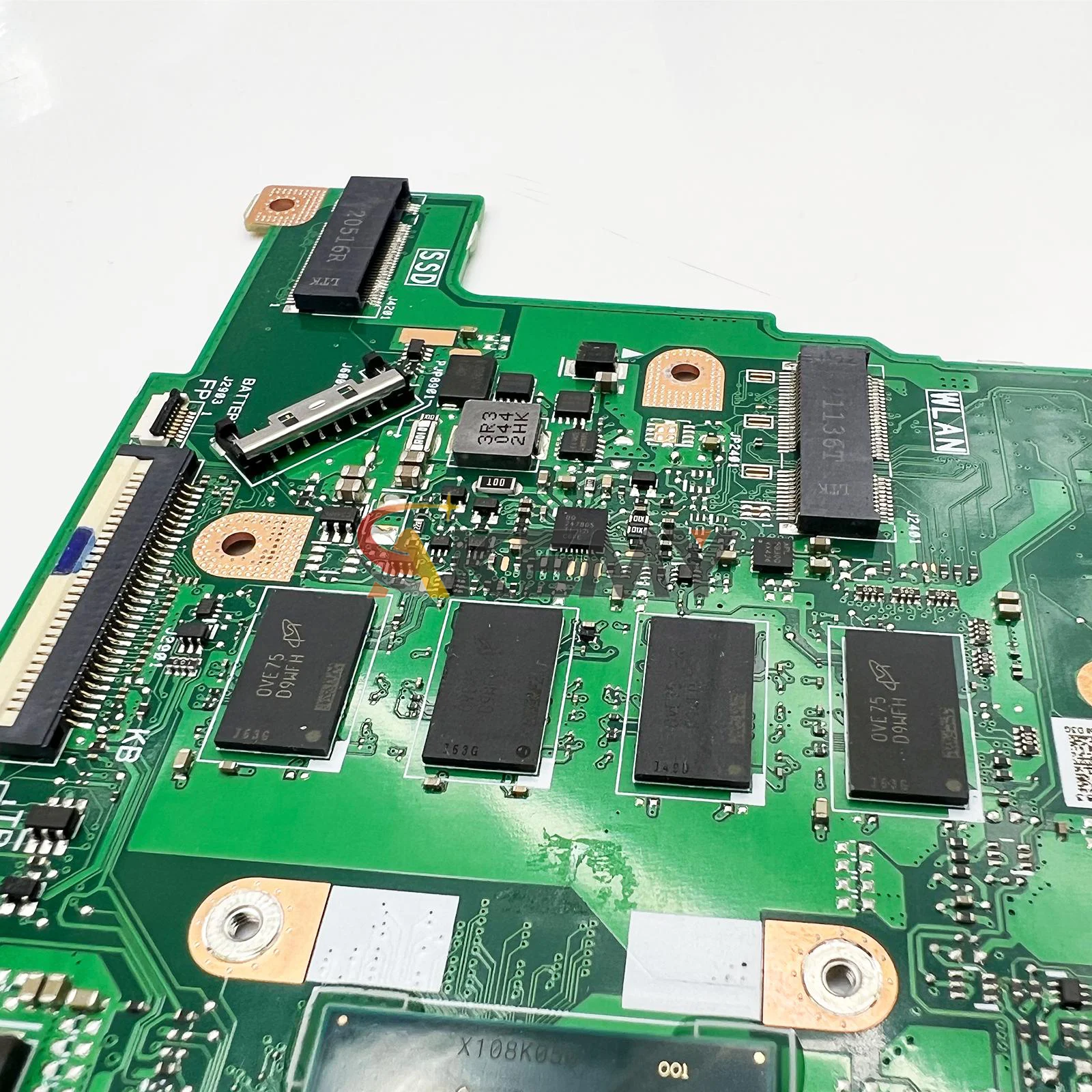 E210MA Laptop Motherboard Para ASUS EeeBook E210MAB E210MA E210M Notebook Mainboard Com Celeron CPU 100% testes OK transporte rápido