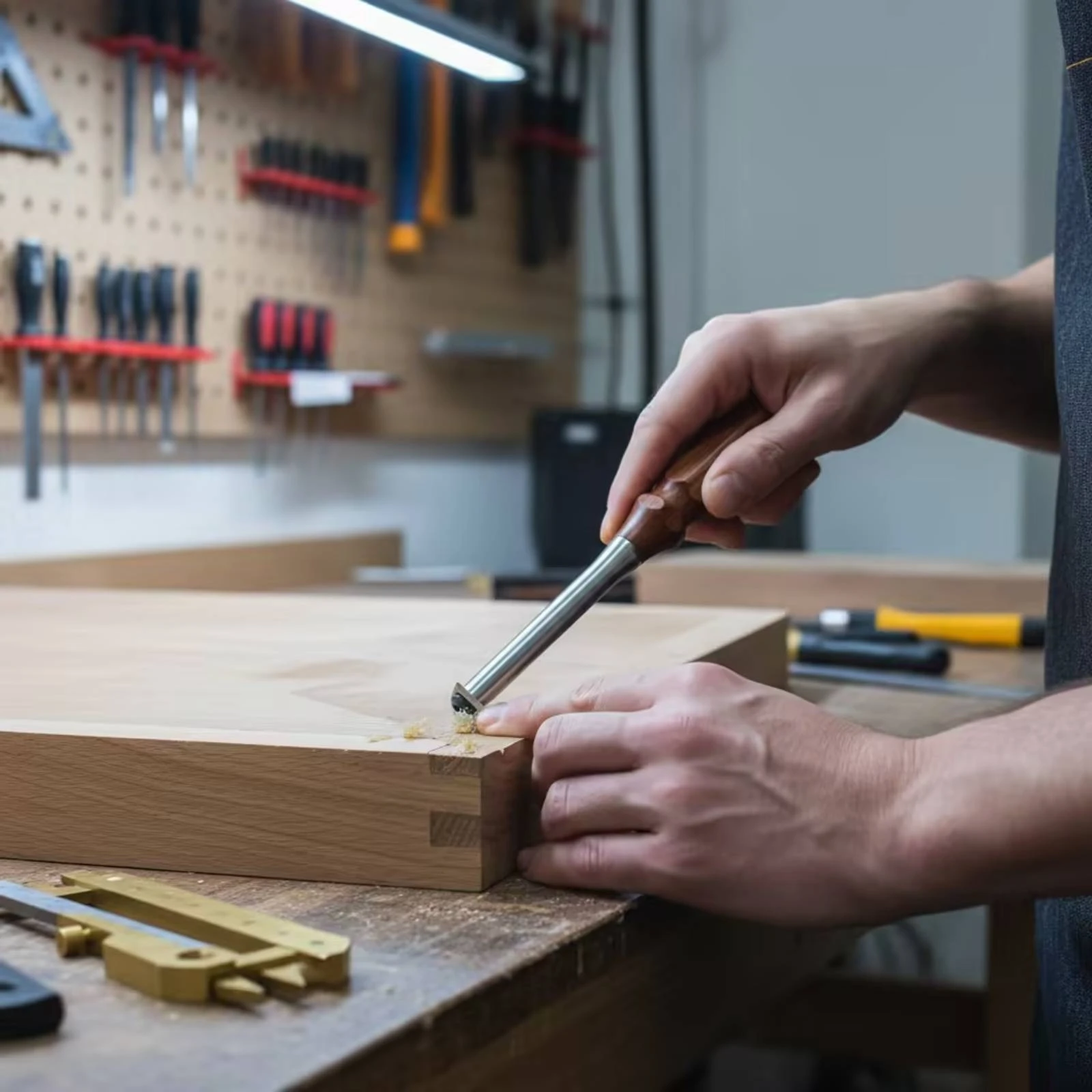 Woodworking Scraper Sturdy Scraper with Hex Key Hand Tool Compact Sharp for Woodworkers, Workshop
