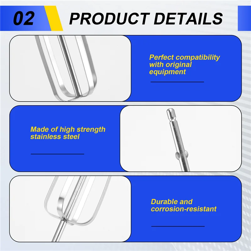 B47B-مضارب خلاط يدوي لـ Hami-Lton 62682RZ 62692 62695V 64699، ملحقات قطع غيار الخلاط، خلاط يدوي كهربائي مرفق