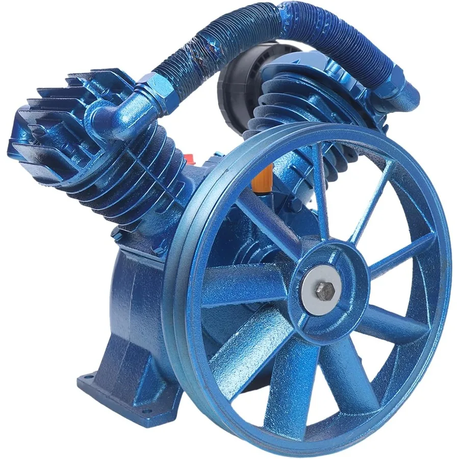 

Universal Double Stage Twin Cylinder Air Compressor Pump Head 5.5HP 811CFM 175PSI for Industrial and Automotive Repair Applicat