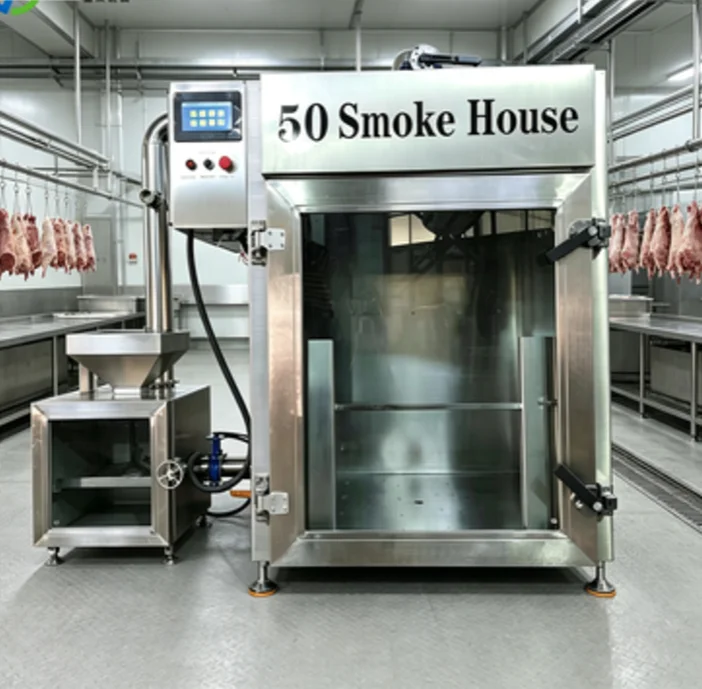 High Capacity Commercial Smoker Oven Stainless Steel Fish Processing Smoker Oven
