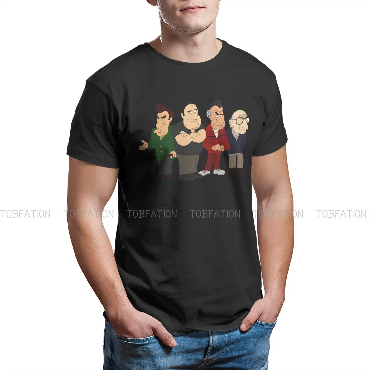 Traditional Games  Graphic TShirt The Sopranos David Chase A Fictional Television Series Printing Streetwear Leisure TShirt Male