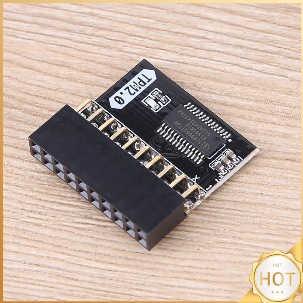 TPM 2.0 Encryption Module Replacement Part Motherboard Card 20-1 Pin Module Motherboard for Gigabyte Platform