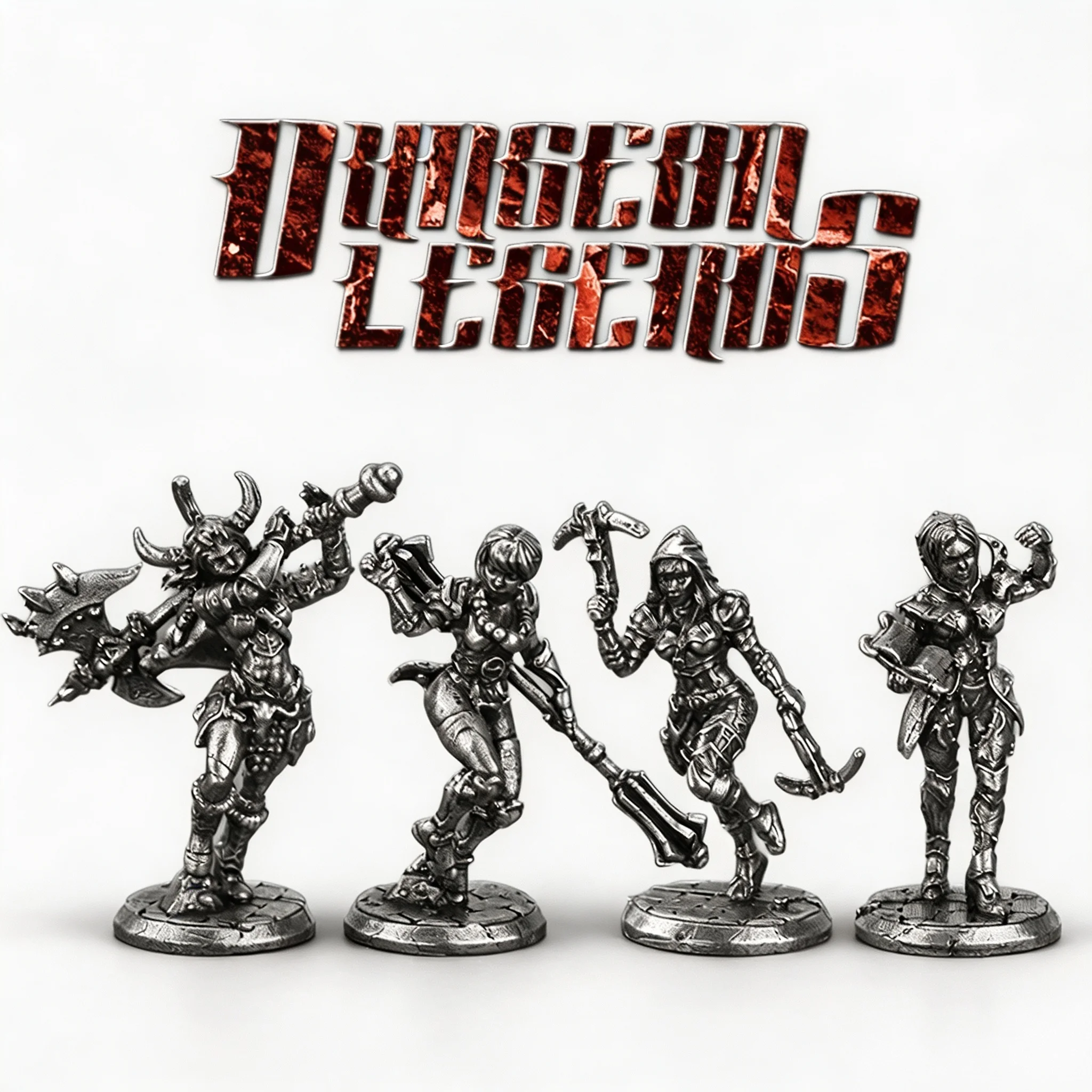Metal Female Military Soldier Toys Board Game Pieces Miniature Ornament Car Interior Decor Action Figures