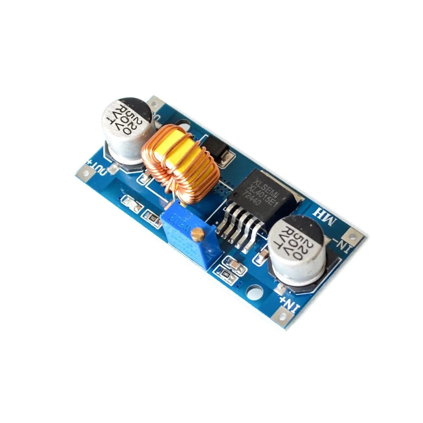 5A XL4015 DC-DC Step Down Adjustable Power Supply Module LED Lithium Charger