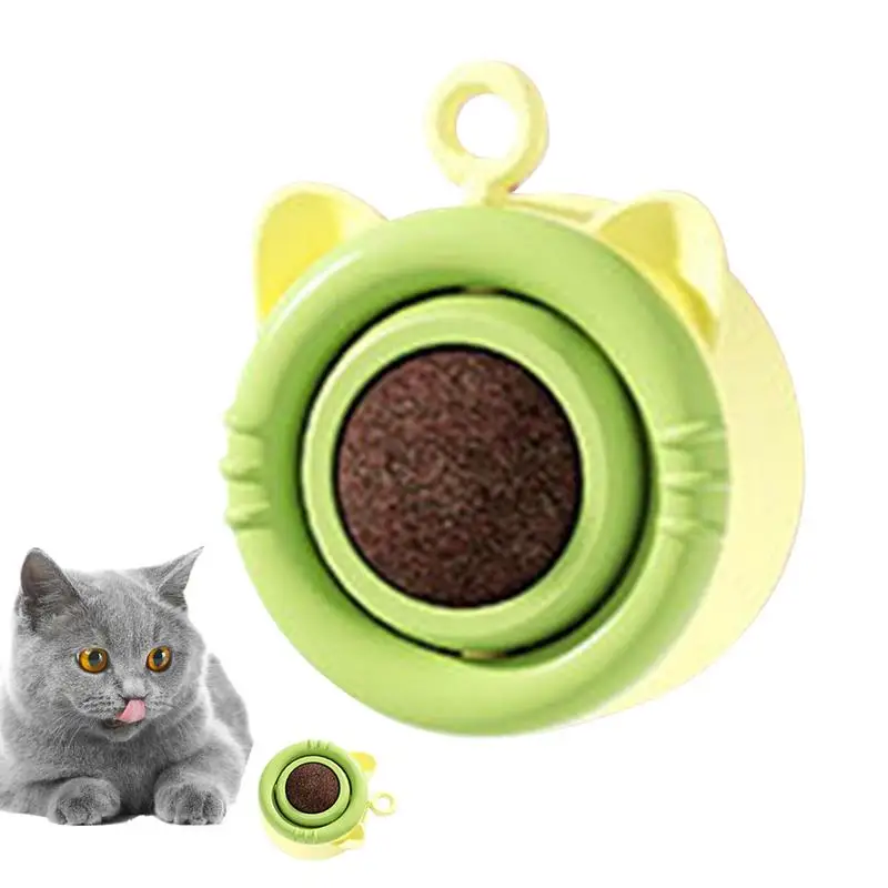 Cat Wall Catnip 360 Rotation Cat Cartoon Catnip Balls Lickable Pet Supplies For Living Room Cat House Bedroom Study Room Pet