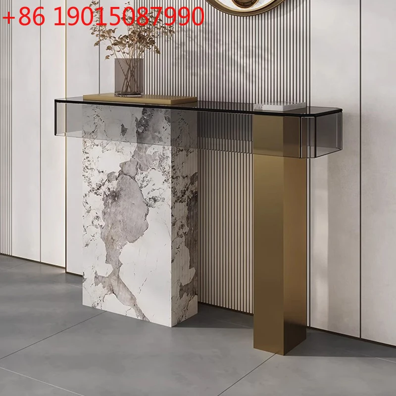 

Современные скандинавские консольные столы: уникальная красота, роскошь, минимализм, эстетика, гламур. Угловой стол для гостиной. Мебель для дома.