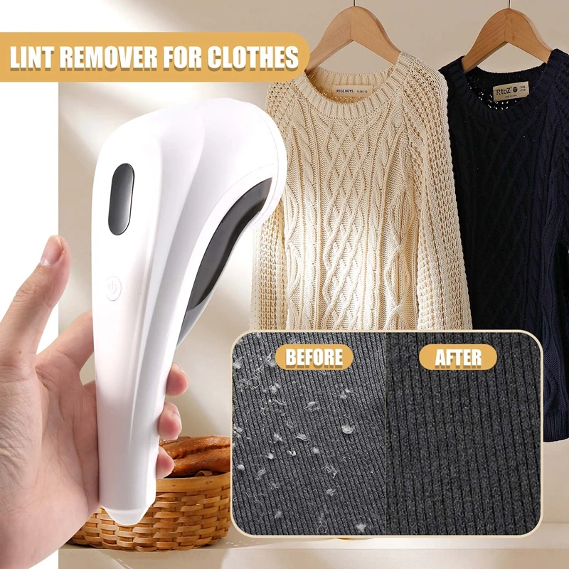 Electric Lint Shaver, USB Rechargeable Lint Remover For Different Fabrics Lint Remover Lint Cutter Perfect For Family