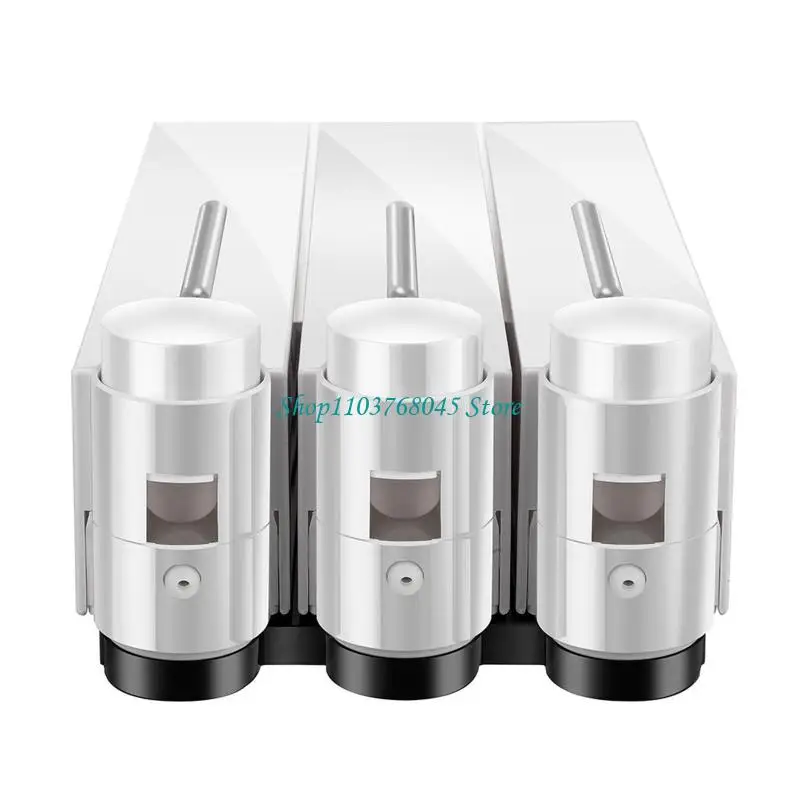 

R53F 420ml Manual Soap Dispenser Wall Mounted Shampoo Container Shower Dispenser