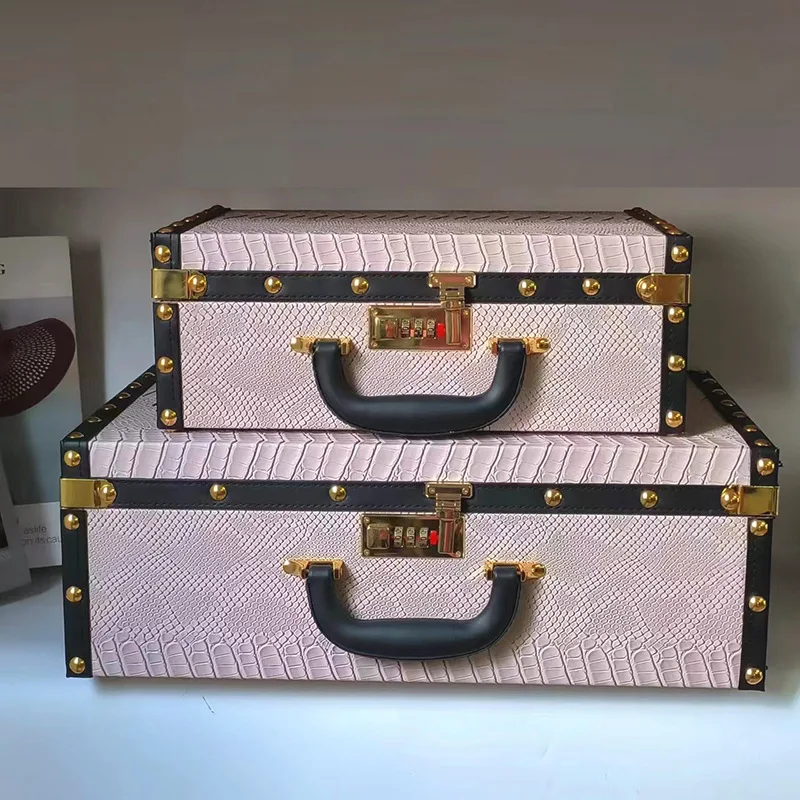 

Современный кожаный ручной ящик для хранения предметов домашнего хранения