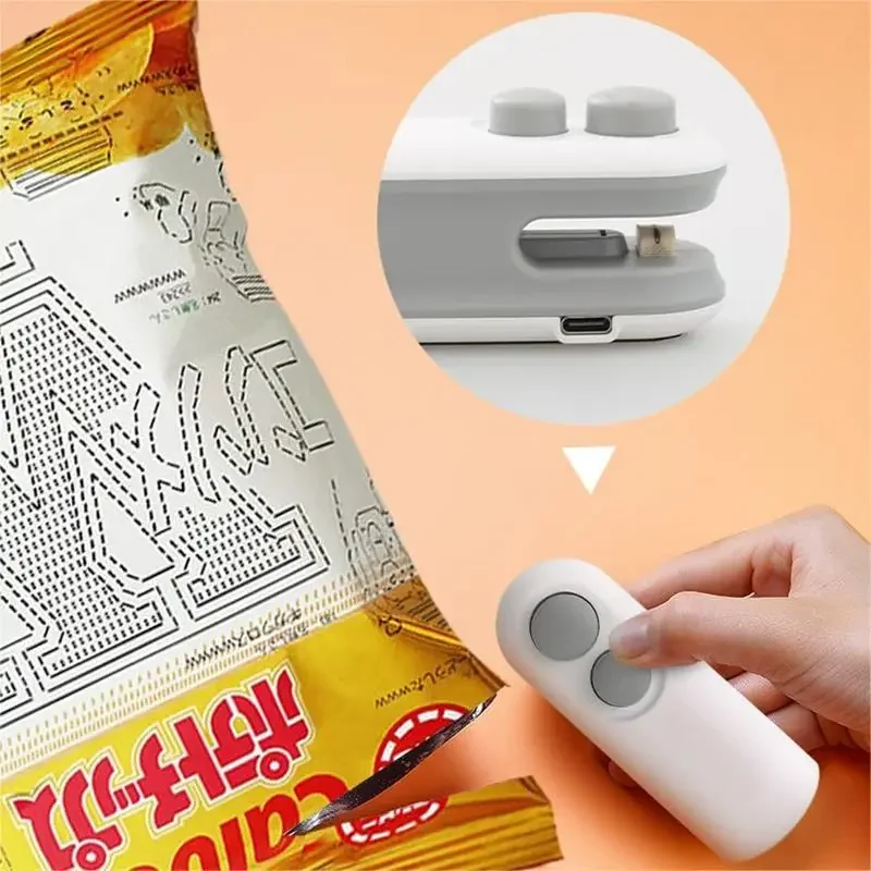 真空バッグシール機、プラスチックパッケージシーラー、ハンドヘルドバッグクリップ、食品包装、家庭用ヒートシーラー