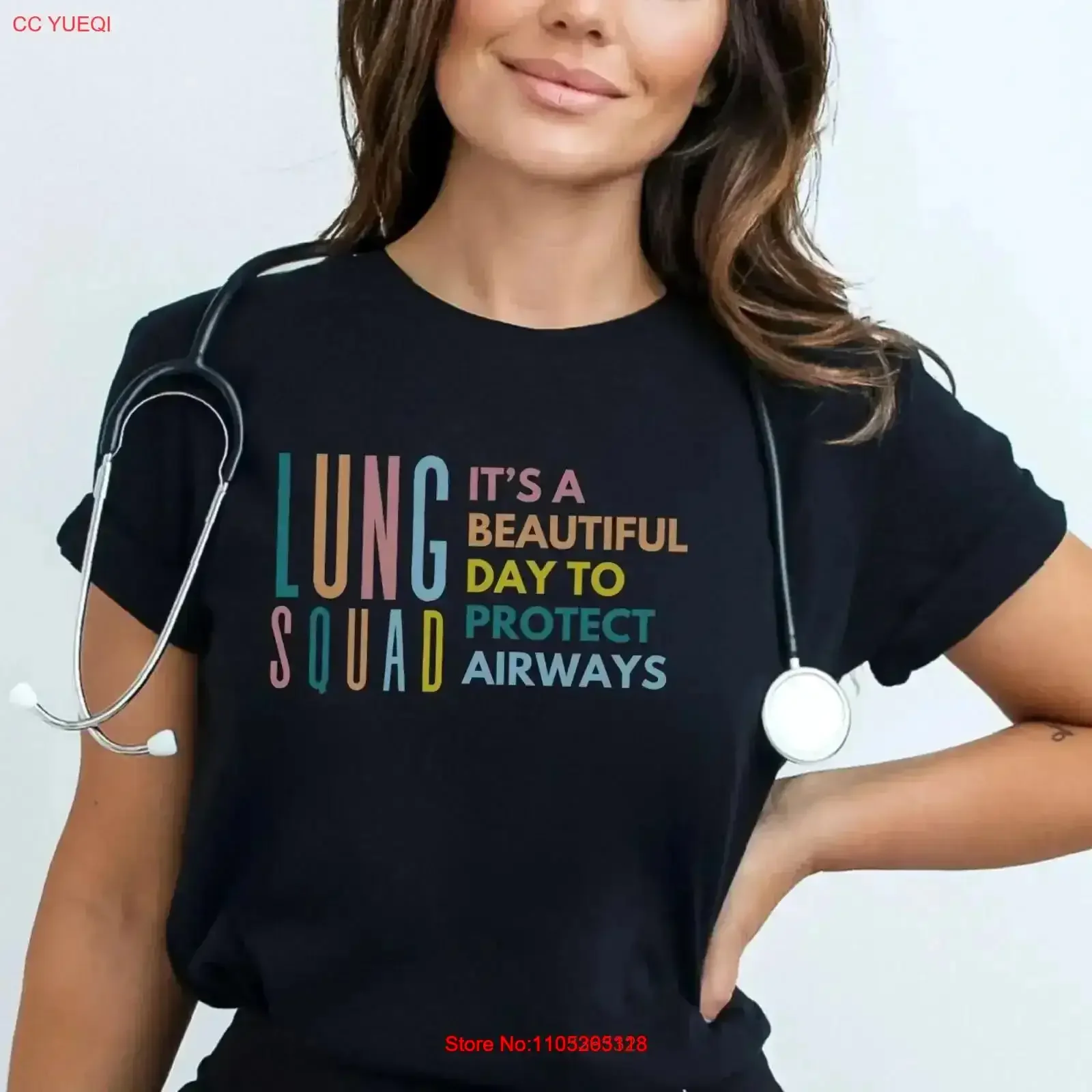 Respiratory TherapisT T Shirt RRT Lung Squad Therapy for Pulmonologist NICU rt Future Graduation vintage Washed Casual  Stylish