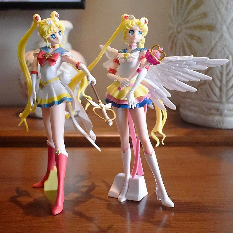 Kawaii Sailor Moon shines charm super moon hare figure cartoon anime character model merchandise collection ornaments toys gifts