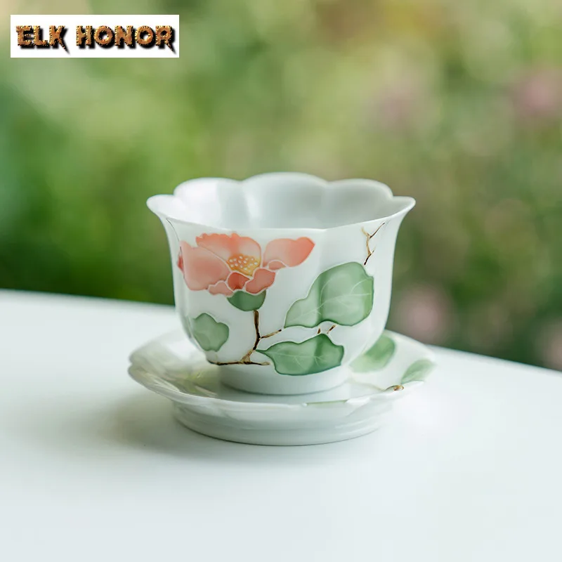 

Чашка ручной работы в стиле «Мастер Камелии», 50 мл