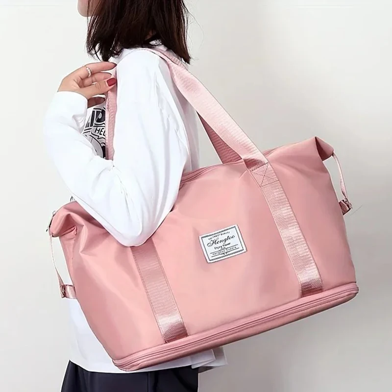 

Large Capacity Travel Handbag,nylon Fitness and Yoga Handbag,lightweight Luggage Handbag,multifunctional Sports Bag,casual Style