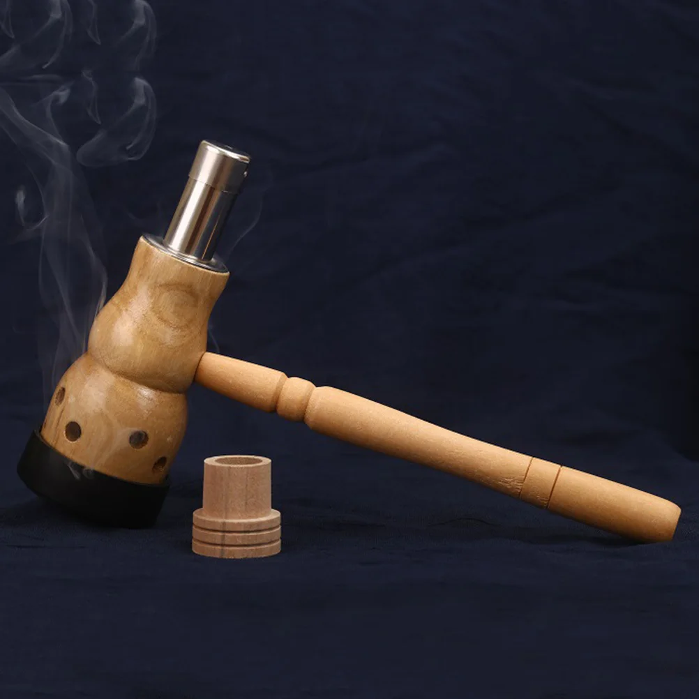 

3 шт. деревянная коробка для прижигания, портативная ручная горелка для мокса, мини-инструмент для моксы для акупунктурного массажа, пупка, талии, живота