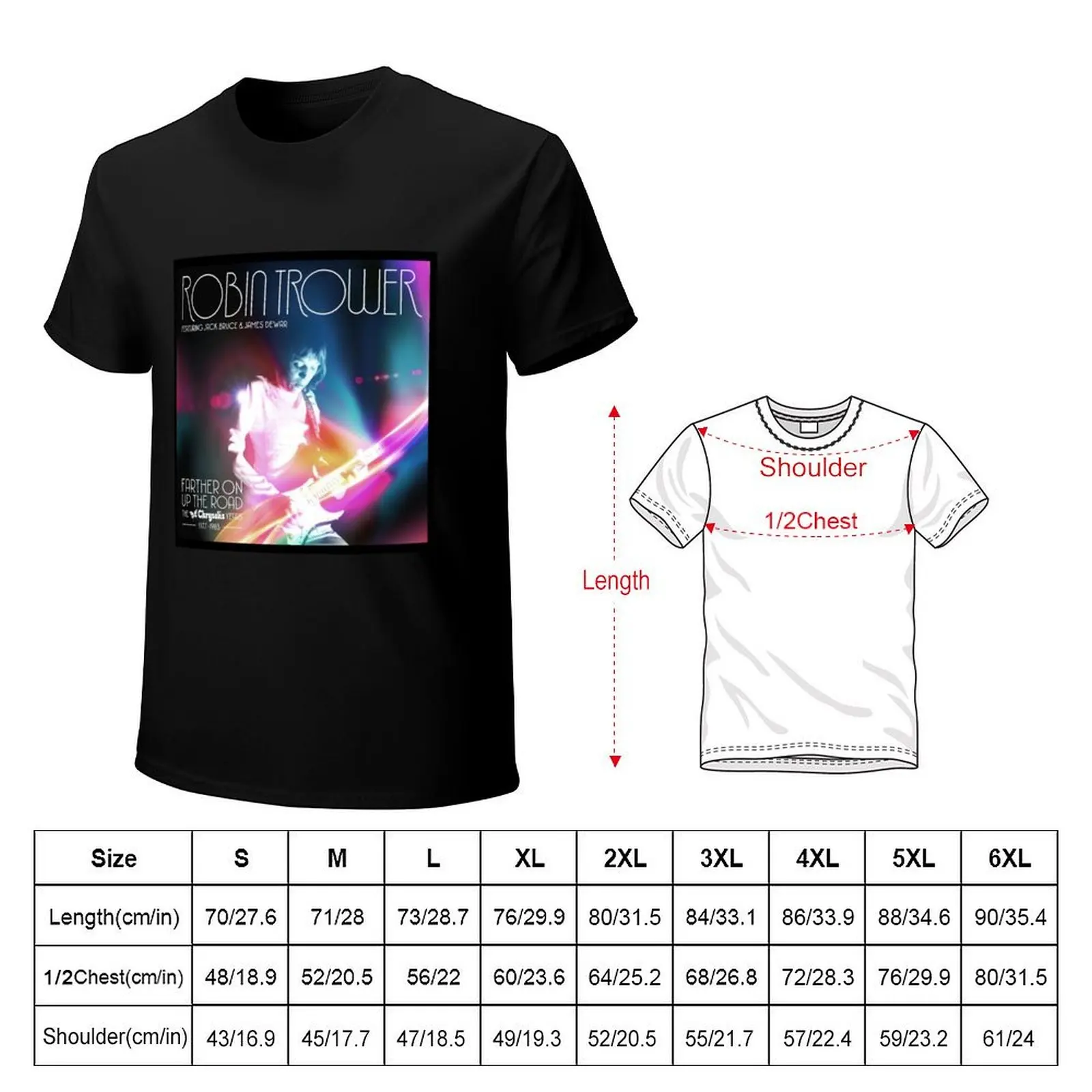 Robin Trower the chrysalis years 19771983 farther on up the road T-Shirt Dry Fit Running Short Sleeve Top