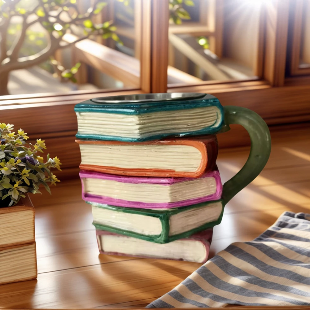 

Окрашенная книжная кружка, новинка, 3D расписные книги, кофейная кружка, чайная чашка, коллекция подарков для любителей литературы