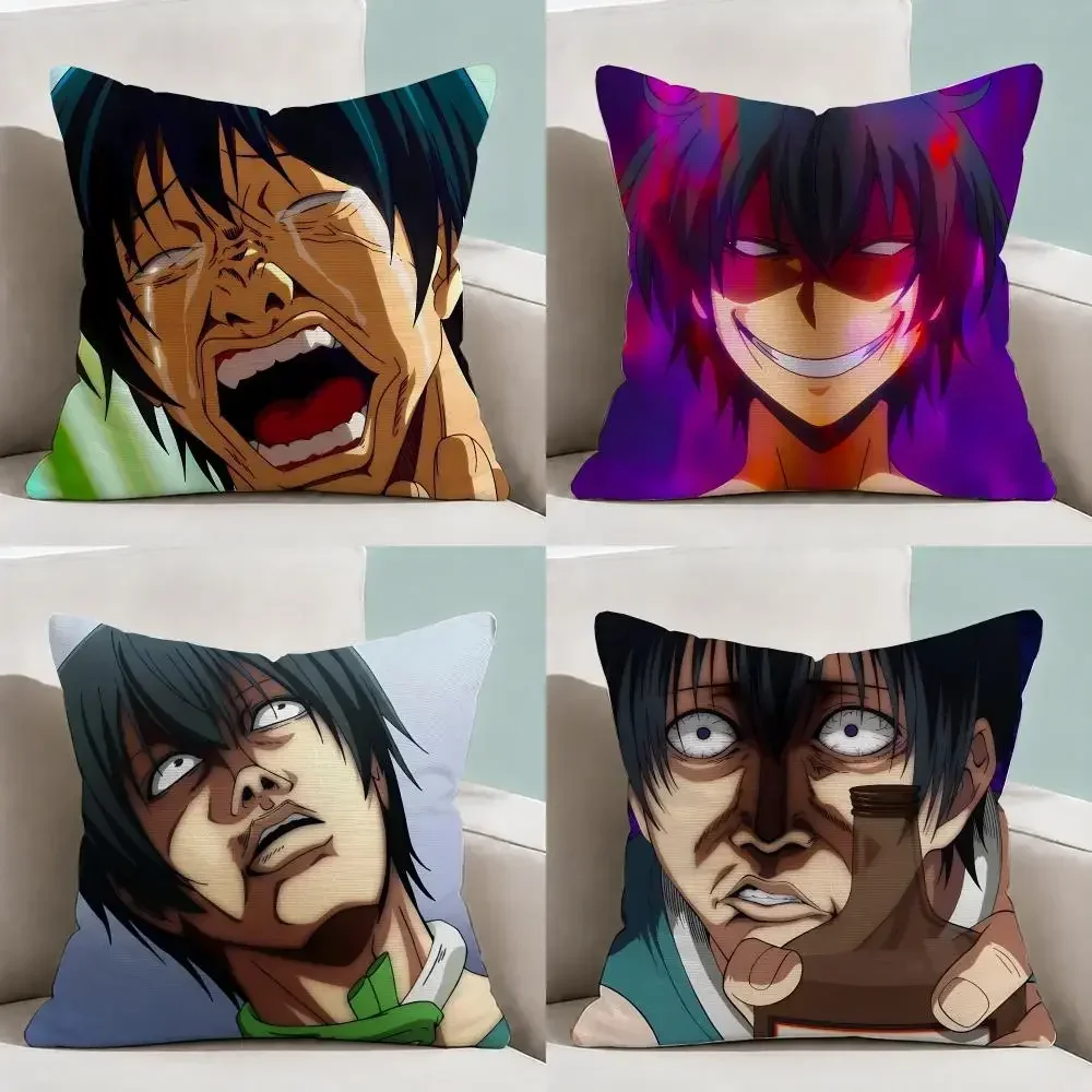 Anime Grand Blue Dreaming Iori Kouhei Cushion Cover Throw Pillow Soft Short Plush Cozy Durable Colorfast Sofa Bedroom Home Decor