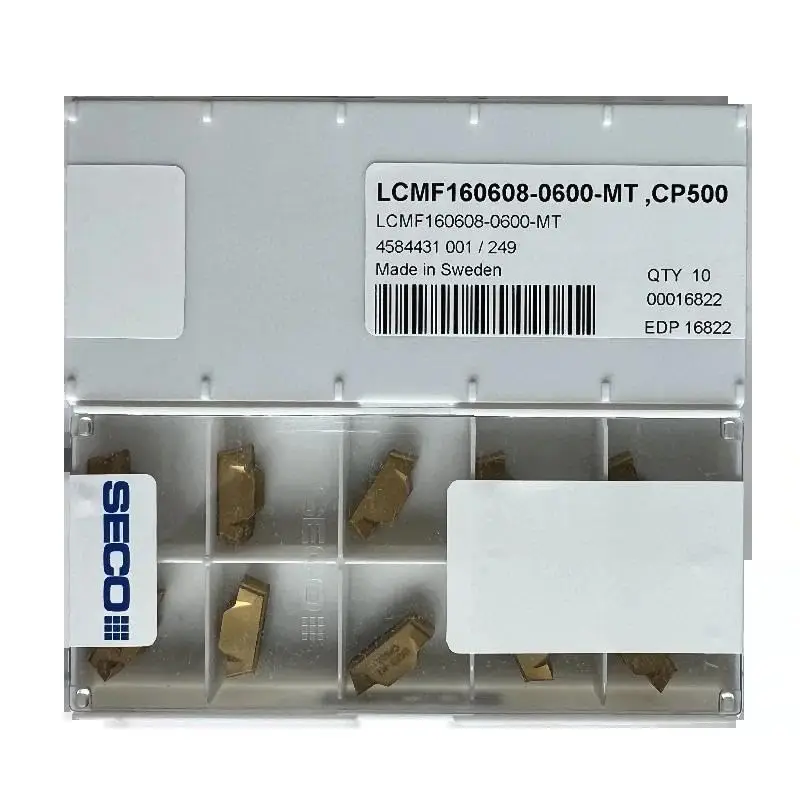 LCMF160608-0600-MT, CP500 /Original genuine CNC alloy blade 10 PCS