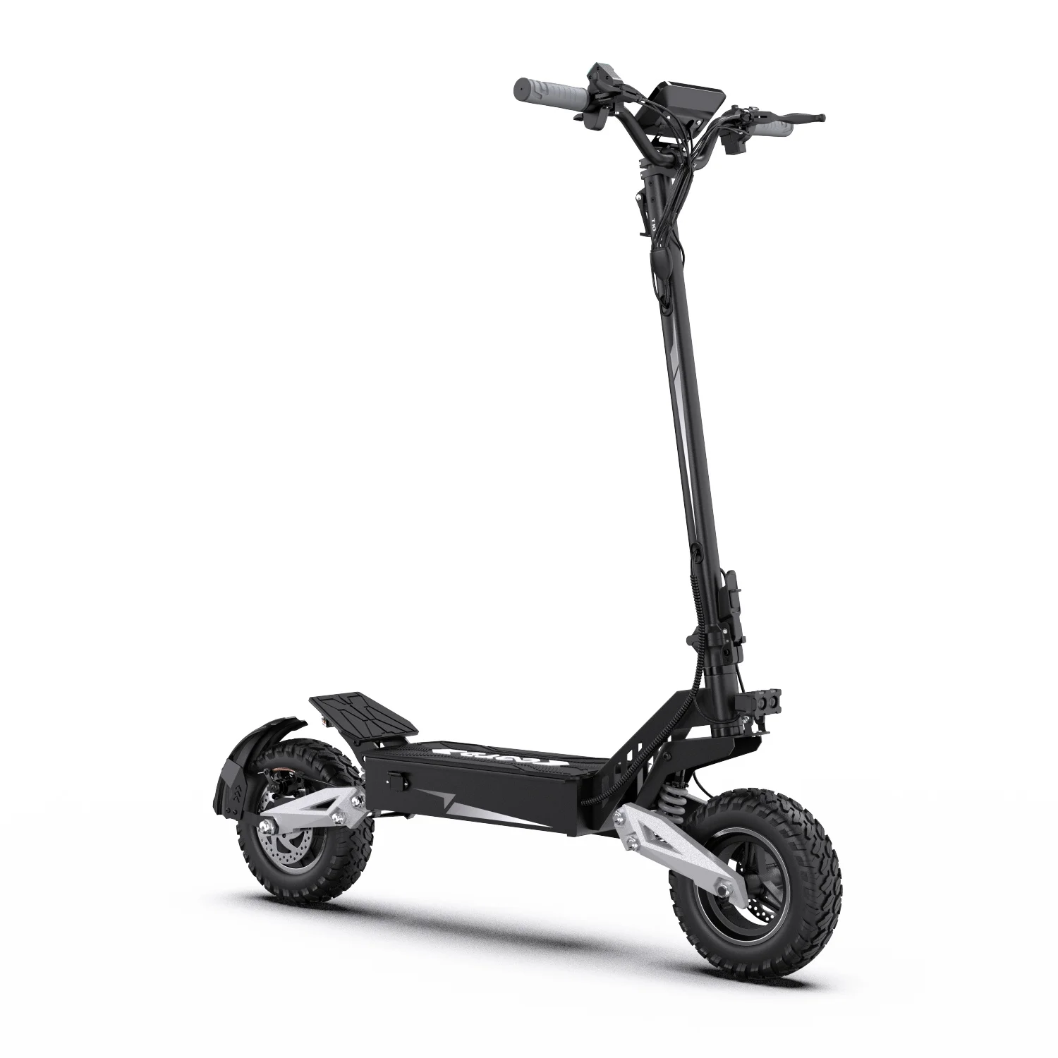 Elektroroller für Erwachsene 60Km Reichweite 48V 13,5Ah Akku 900W Motor Leistungsstarker Offroad-E-Scooter Ultraleicht mit Doppelfederung