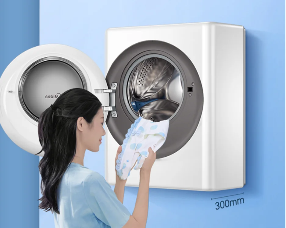 ميديا MG30MINI 2.5 كجم نوع الجدار الصغير التردد التلقائي لغسالة ملابس الطبل غسالة صغيرة سيارة مثبتة على الحائط