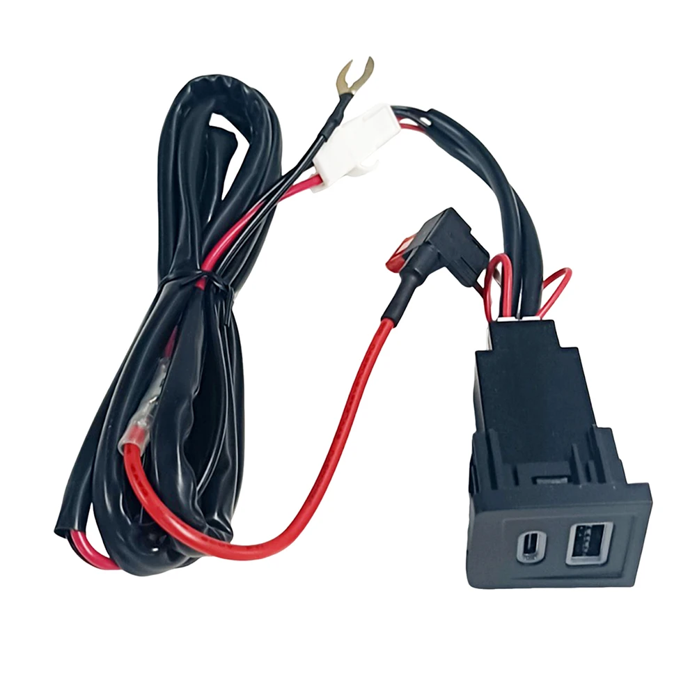 Adaptateur de téléphone automatique à charge rapide, double prise de chargeur de voiture USB PD + QC3.0, prise de chargeur rapide pour VW Multivan T5 2003 – 2015