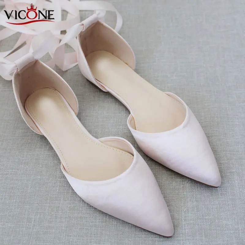 VICONE Women Summer Wedding Shoes Casual Flats Luxury Designer Shoes for Women