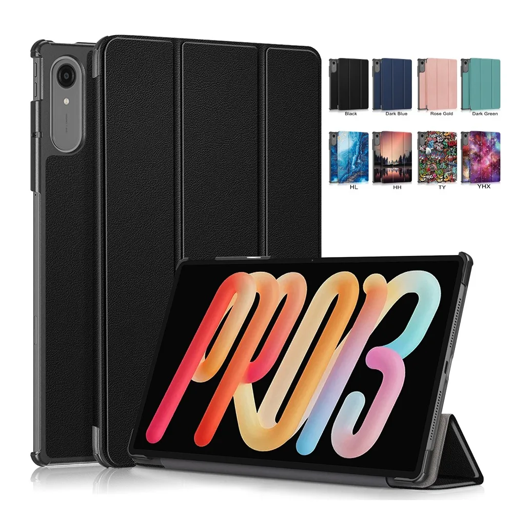 

Funda Case For Lenovo Idea Tab Pro Gen 2 TB376FC 13"inch Tri-fold Tablet Cover with Auto Wake, PU Leather Cover Hard Back Shell
