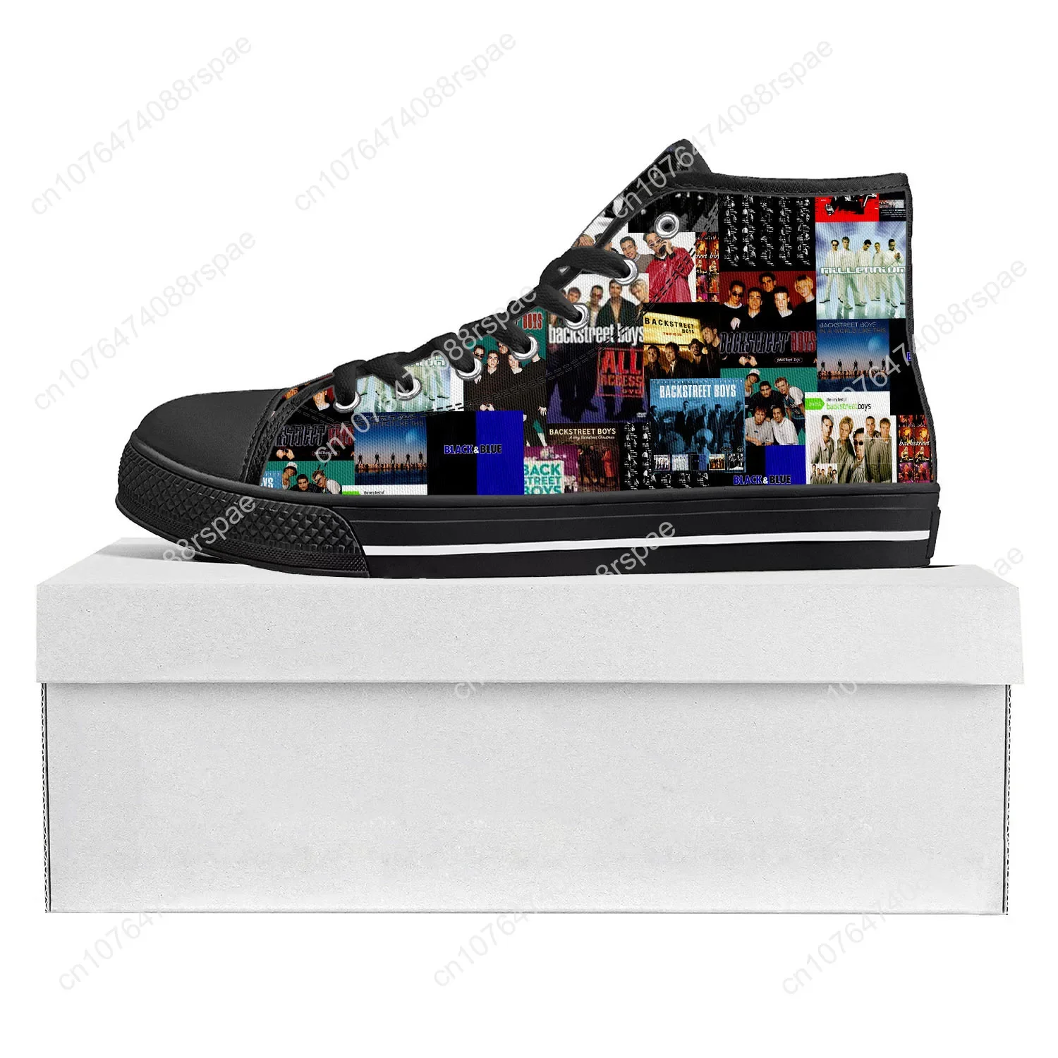 Backstreet Jungen Pop Band BSB Mode High Top hochwertige Turnschuhe Herren Damen Teenager Leinwand Sneaker Paar Schuh benutzer definierte Schuh