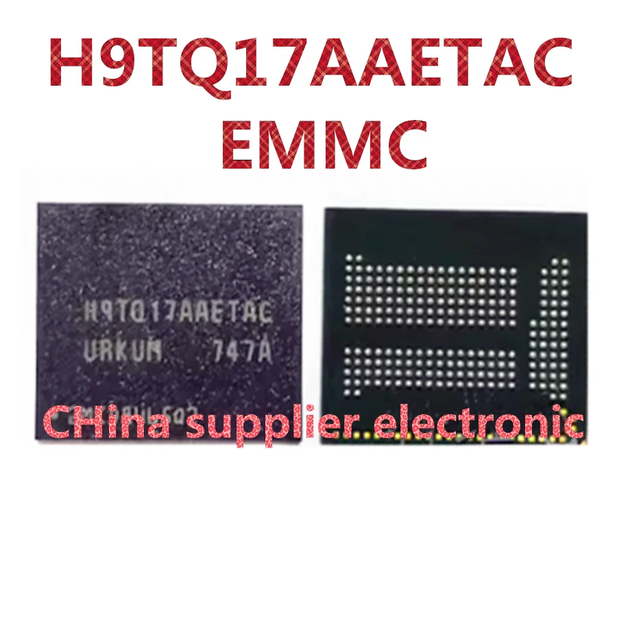 H9TQ17AAETAC emcp eMMC BGA221 NAND Flash Memory IC 16GB 16+3 Chip Soldered Ball