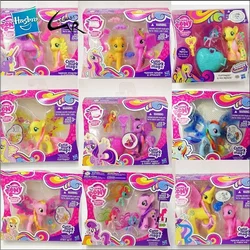 Hasbro My Little Pony Pinkie Pie Fluttershy figuras de acción de Anime, Mark Cutie, Magic Rainbow Dash, modelo coleccionable, juguetes para niños, regalo