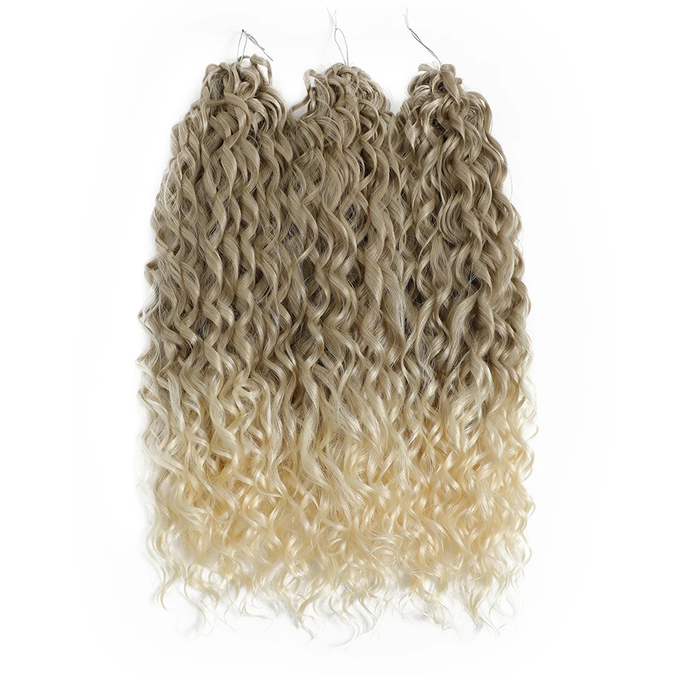 Jessica Hair – tresses synthétiques bouclées au Crochet, Extensions capillaires en Fiber de haute température