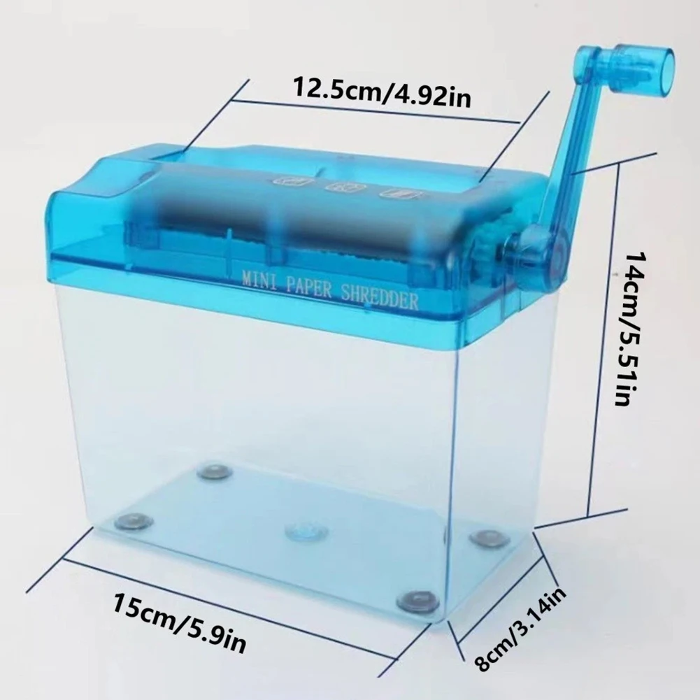 Portable Mini Paper Shredder Electric USB Battery Operated Shredder Documents Paper Cutting Tool for Home Office