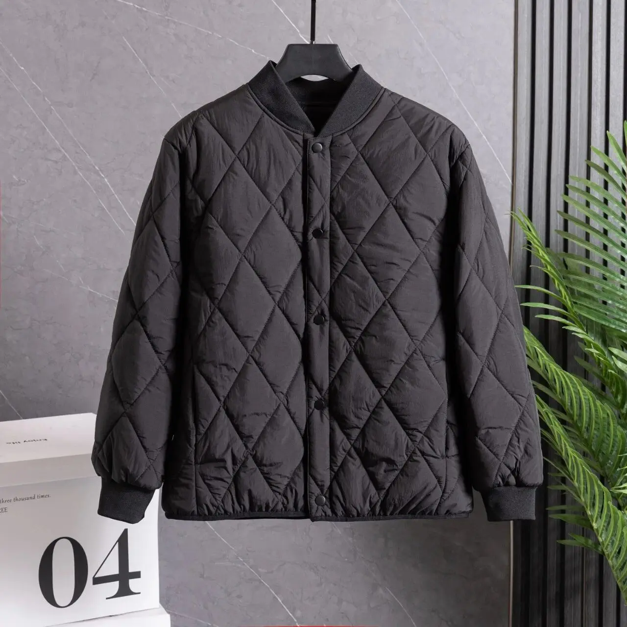 سترة قطنية بياقة بيسبول مخيطة من الدفء للرجال والنساء معطف خريفي وشتوي مناسب للشباب