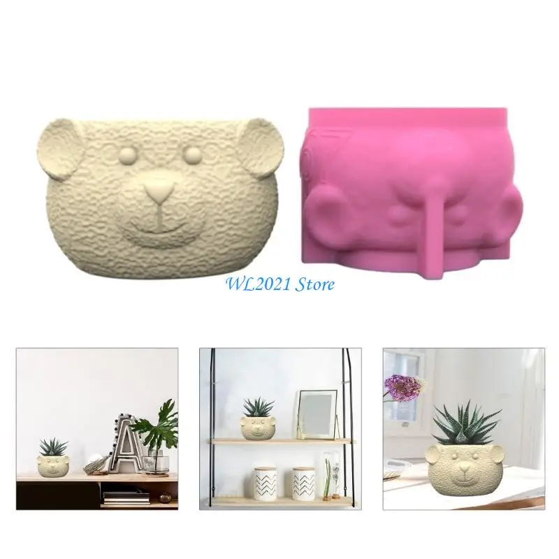 

G5GC Creative Resin Mold for Planters Durable DIY Girl Shaped Silicone Mould for Cement Crafts Gardens and Table Decorations