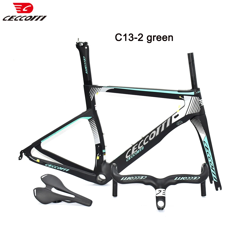 Carbon Road Bike Frame Fit for 700C Wheels, Racing Bicycle Frameset, UD or 3K Weave, 25mm Tires, New Arrivals