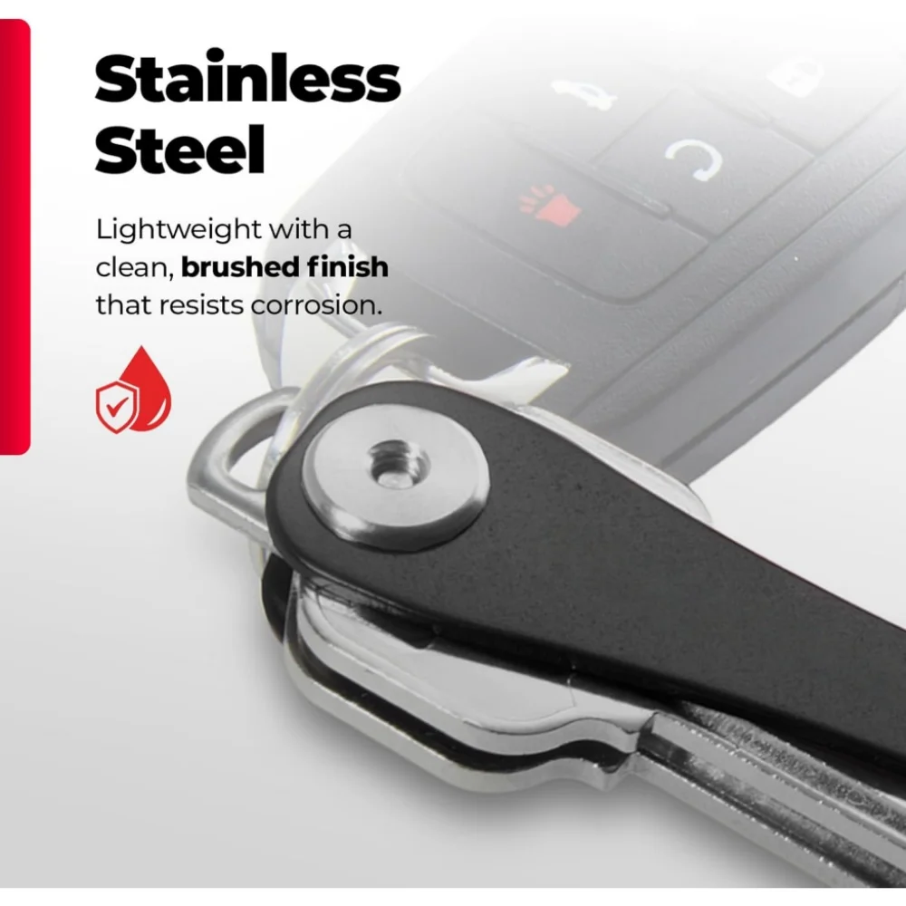 منظمات محمولة لسهولة تخزين المفاتيح المتعددة والخدوش والحفاظ علىها أنيق ومرتب #2