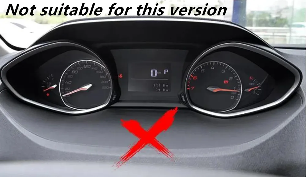 Für Peugeot 3008 2016-2023 / 5008 2017-2023 Innenraum-Türlückenmatte Rutschfeste Schmutzabweisende Türlückenmatte Auto-Aufkleber – Detail 3