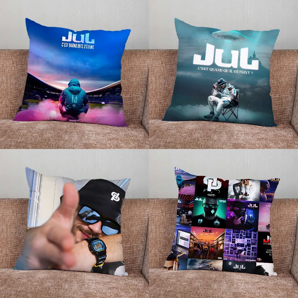 

J-JUL Rapper Pillow Case For Home Bedroom Car Office Decoration Living Room Sofa Cushion Cover Suitable