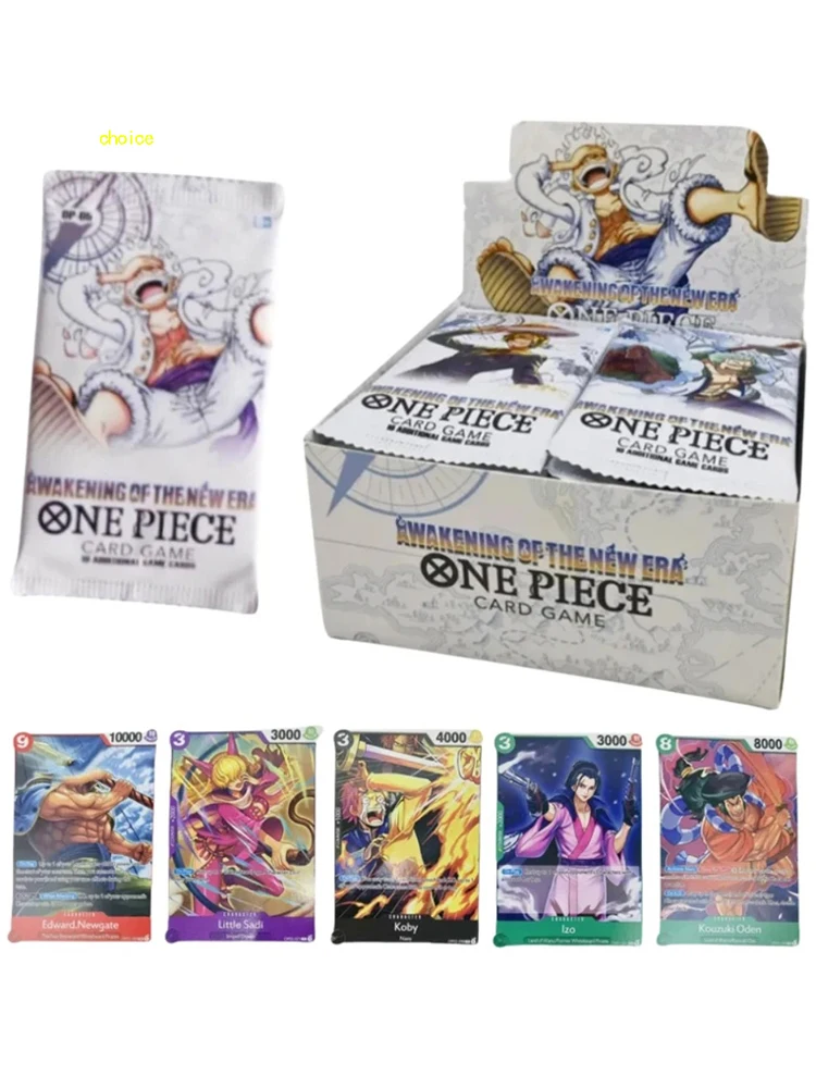 Anime Een Stuk Kaarten 300 stks/doos Engels Ontwaken Van de Nieuwe Tijdperk Trading Card Game Collection Battle Booster Speelgoed Jongens Gift - afbeelding 2