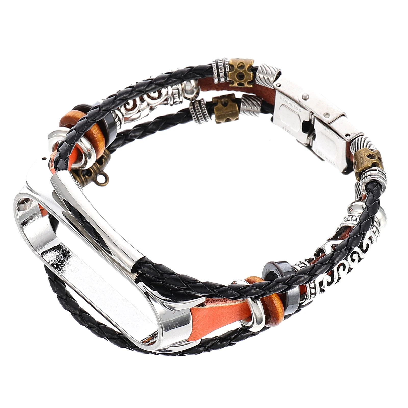 

Metal Shell Watch Band Wristband Vintage Ethnic Style Compatible 5 DIY Strap Accessories