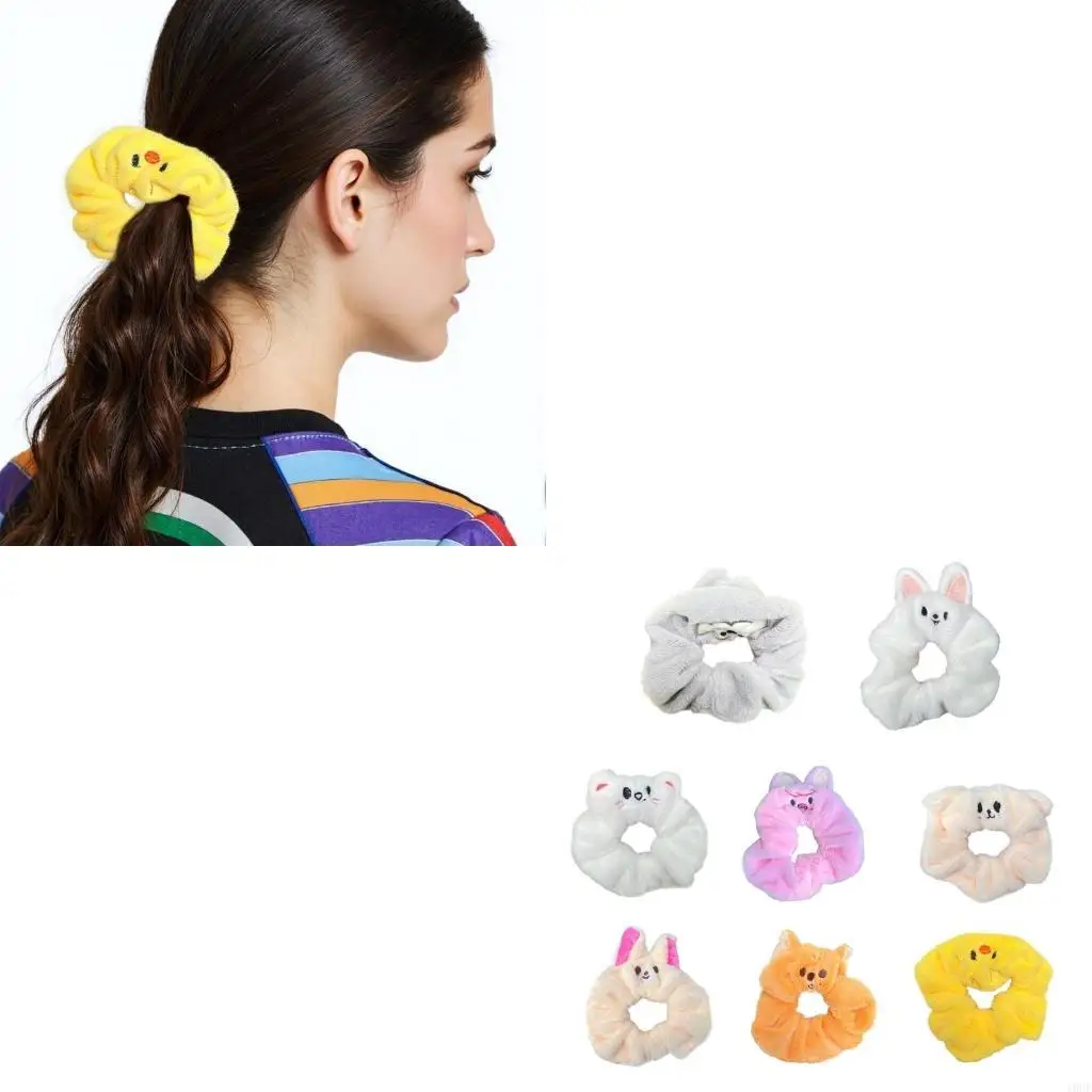 

Multicolored Retros Head Rope Temperament Ladies Hair Ties Scrunchies Ties for Everyday Use