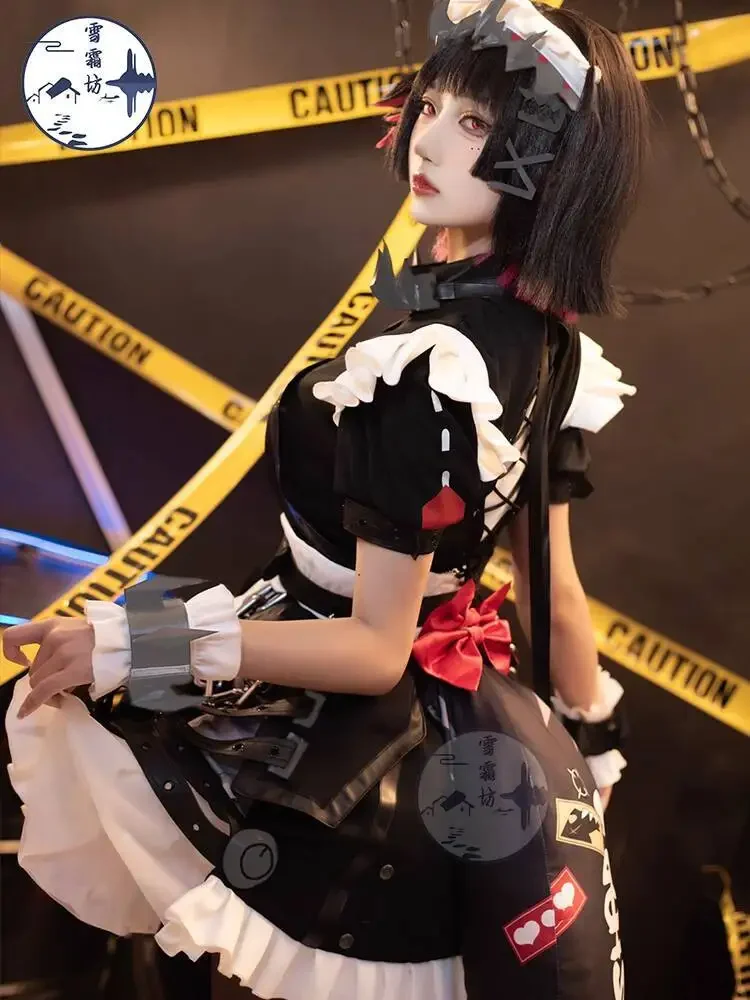 ورشة عمل Snow Frost Zero Zone Shark Girl Aileen Joe أزياء تنكرية للتدبير المنزلي الفيكتوري لعبة الرسوم المتحركة مجموعة كاملة من الإناث #4