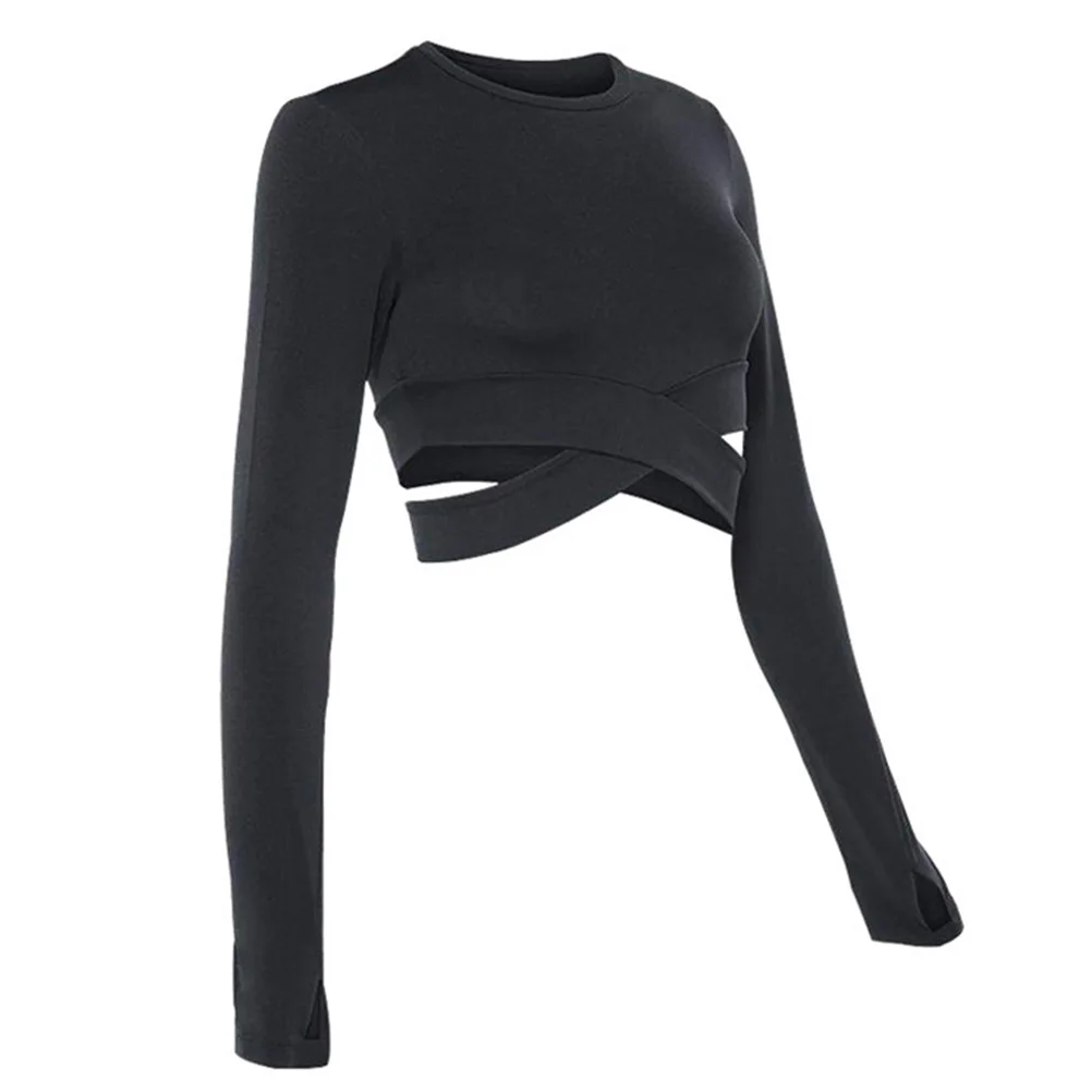 

1Pcs Women Yoga Upper Clothes Long Sleeve Breathable Sweat Absorbing Wear Lightweight Activewear for Daily Workout