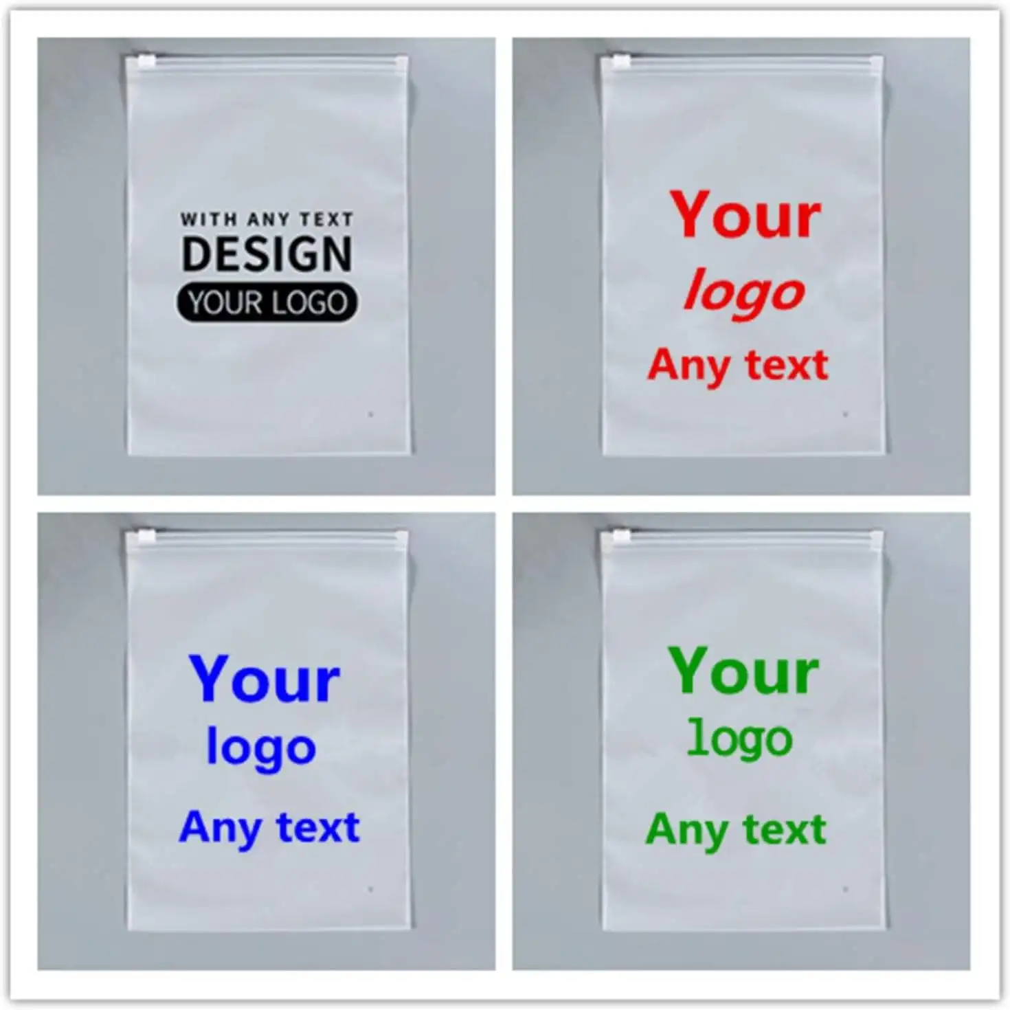 Custom logo Printing Matte Apparel Zipper Shipping Bag Biodegradable Zip Lock Bags for Clothing Packaging Swimwear Garment Shirt