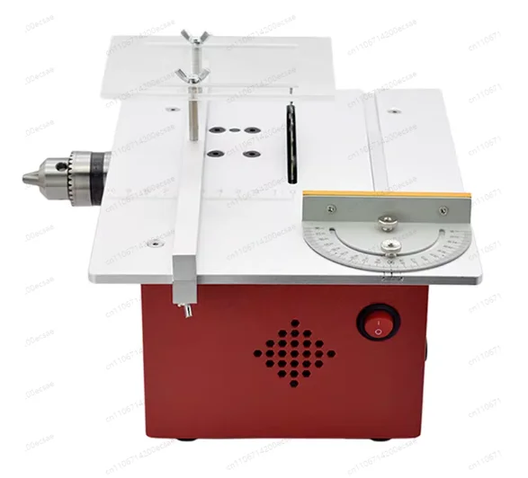 T30 Mini DIY Small Cutting Machine Table Saw 24V Woodworking Work Push Table Saw Household Mini Table  Chain
