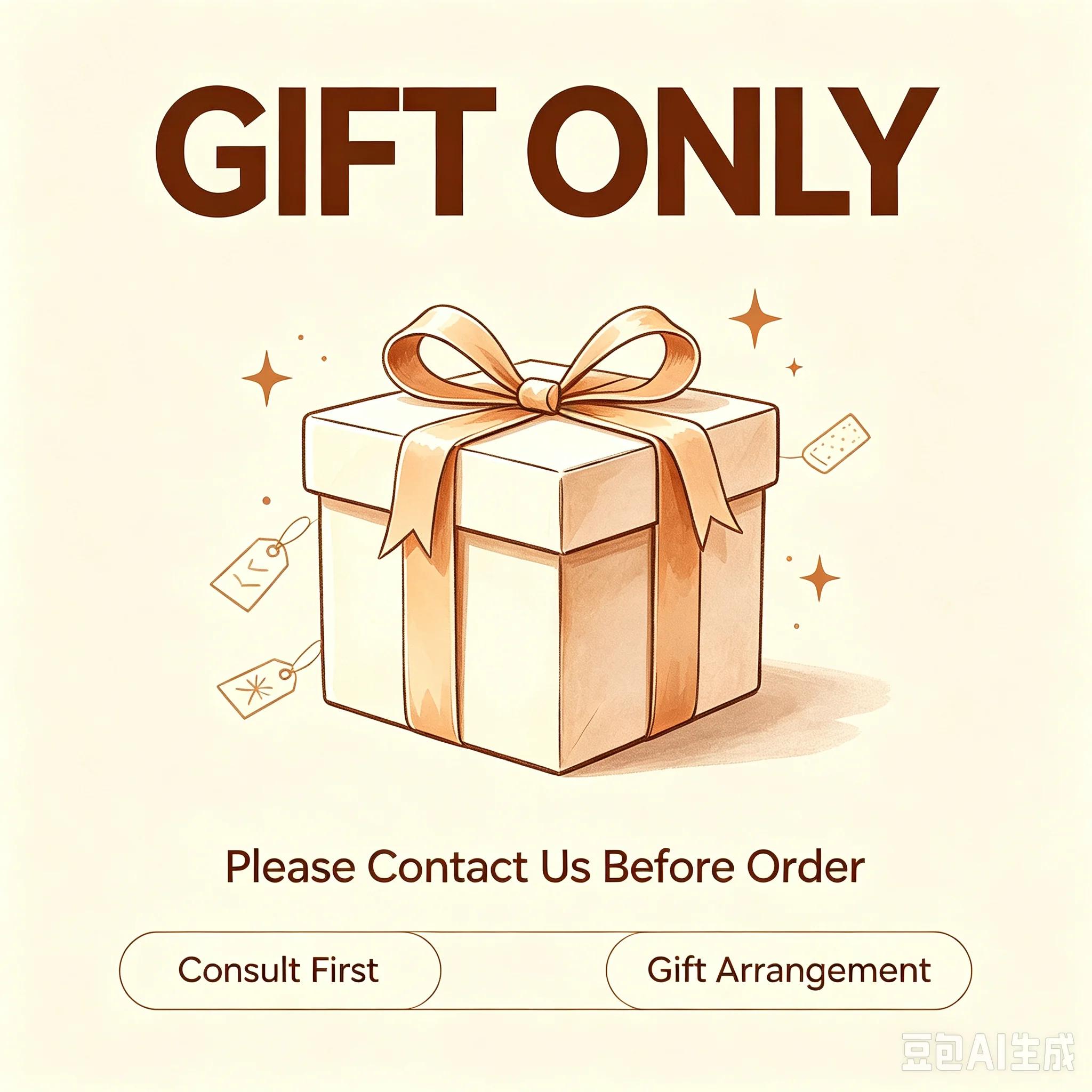 Gift Only｜Please Confirm With Us Before Placing Order