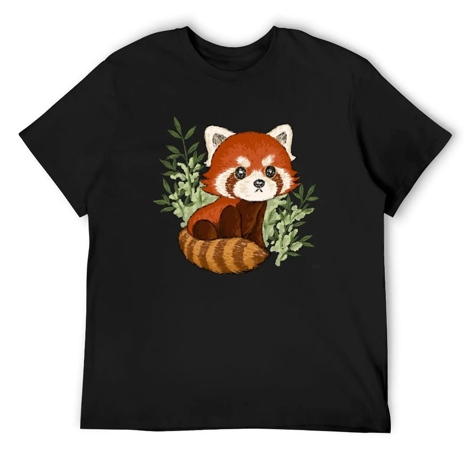 

Red panda in nature T-Shirt tees oversized hippie clothes big and tall t shirts for men